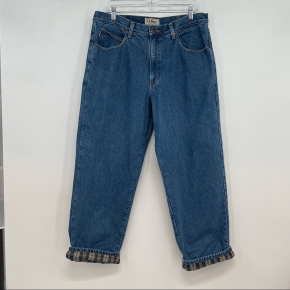 Relaxed Fit Lined Blue Jeans Duluth Trading Company